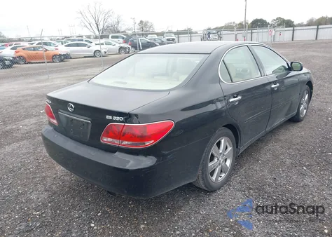 2005 Lexus Es 330 z USA, uszkodzony, nr VIN JTHBA30G855081584
